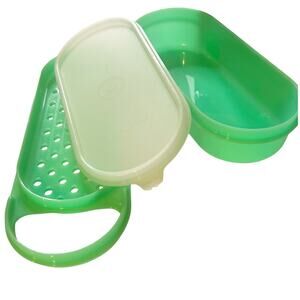 Vintage Tupperware 3-Piece Cheese Grater Set